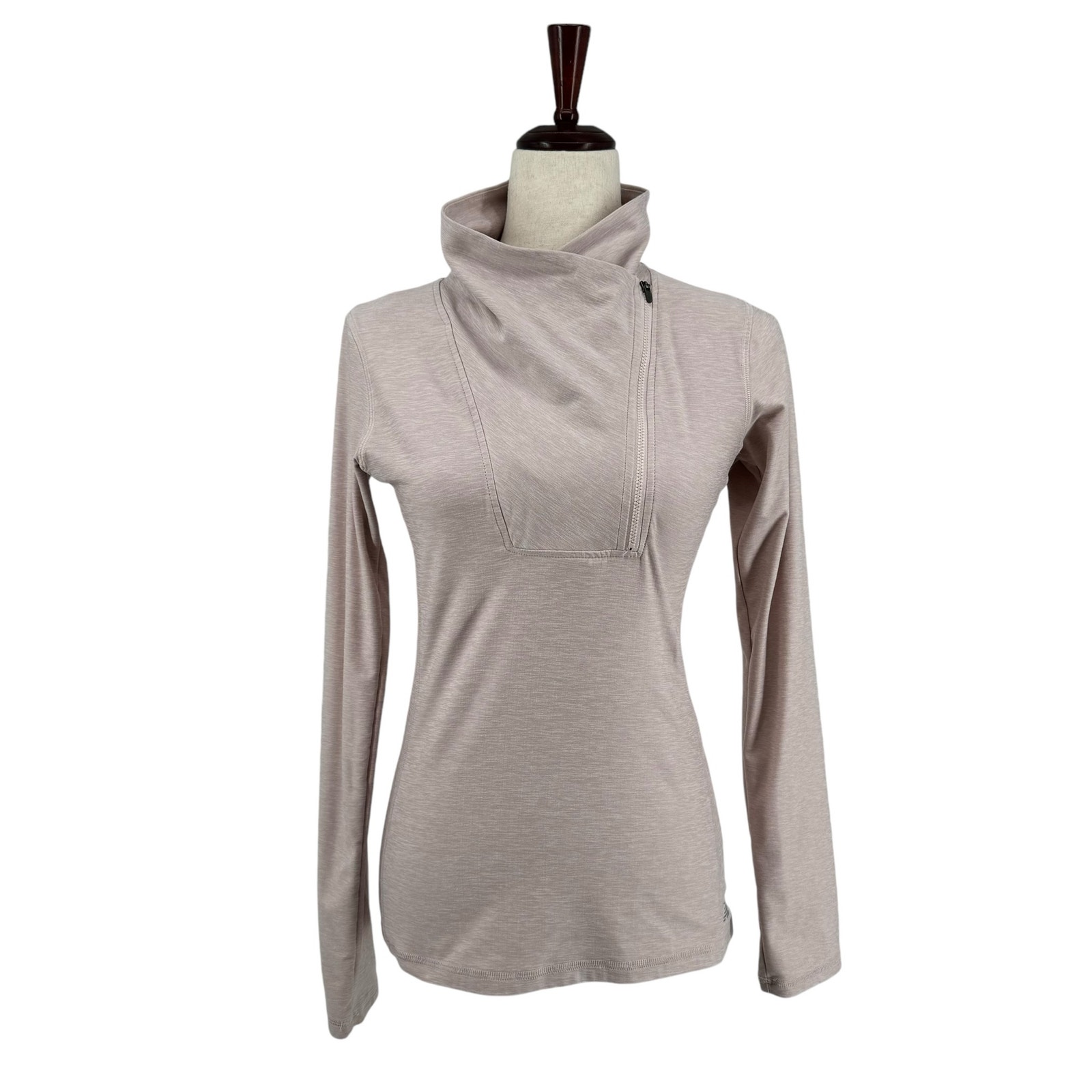 New Balance Womens Anticipate Half Zip Pullover Xs Long Sleeve Wt73890